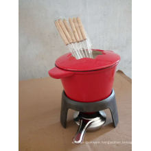 Cast Iron Cheese Pot/Fondue Set/Fondue Pot